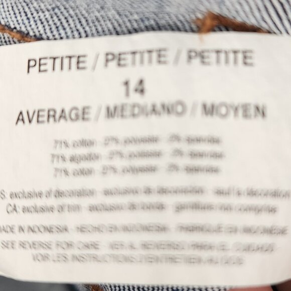 GLORIA VANDERBILT Amanda High Rise Mom Dark Wash Blue Jeans 14P NWT - Picture 10 of 10